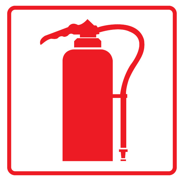 SANS 1186 photoluminescent fire extinguisher location sign. Product image courtesy of SafeQuip.