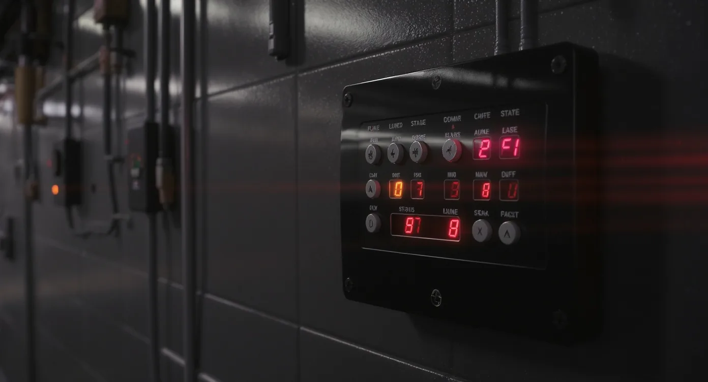 Commercial addressable fire detection control panel installed by C4 Fire and Security in the Western Cape
